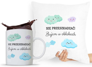 Zestaw Poduszka + Kubek Śmieszny Zabawny Prezent