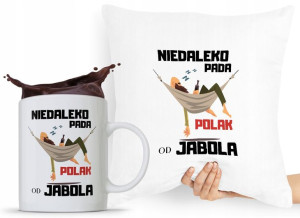 Zestaw Poduszka + Kubek Śmieszny Zabawny Prezent