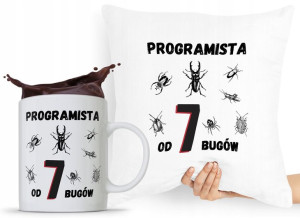 Zestaw Poduszka Kubek Dla Technika Informatyka