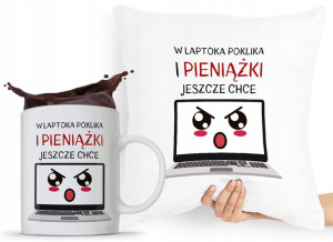 Zestaw Poduszka Kubek Dla Technika Informatyka