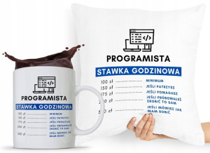 Zestaw Poduszka Kubek Dla Technika Informatyka