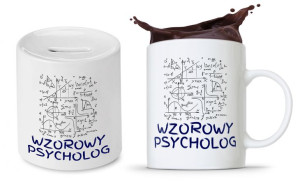 Zestaw Skarbonka + Kubek Dla Psychologa Psychiatry