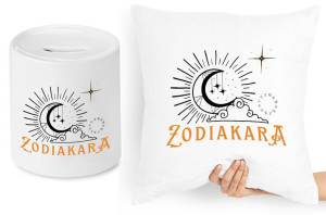 Znaki Zodiaku Zestaw Poduszka + Skarbonka Prezent