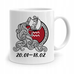 Znaki Zodiaku Zodiakara Kubek Horoskop Wodnik