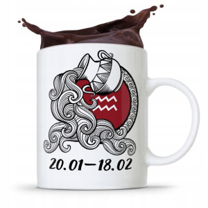 Znaki Zodiaku Zodiakara Kubek Horoskop Wodnik