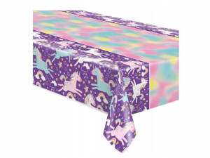 Obrus Plastikowy Foliowy Jednorożec 213x137cm Unic