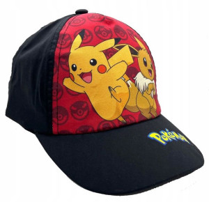 Oficjalna Czapka Daszkiem Pokemon Eevee 56 Czarna
