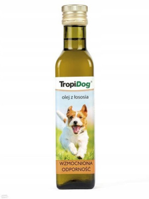TROPIDOG Olej z łososia 250ml