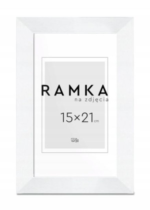 Ramka Na Zdjęcia 15x21 Cm / 21x15cm - Biała
