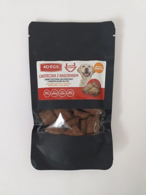 4DOGS CIASTECZKA Skóra i Sierść 60g