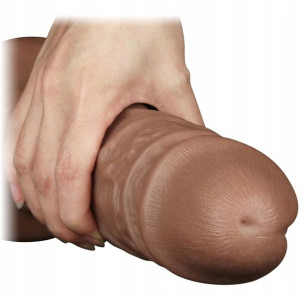 Dildo Xxl Przyssawka 24,5cm Gruby Żylasty Penis