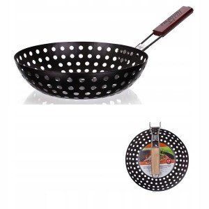 PATELNIA WOK GRILLOWA grillowania warzyw mięs 28cm