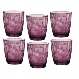 Zestaw Szklanki Niskie 6 X 300 Ml Bormioli Diamond