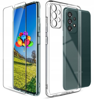 Etui SILICONE Case +Szkło do Samsung Galaxy A33 5G
