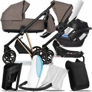 Wózek 4w1 Roan Ivi 13 I Cybex Aton 5 + Baza 2-fix