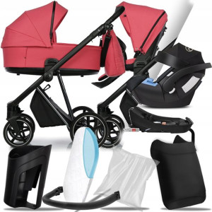 Wózek 4w1 Roan Ivi 18 I Cybex Aton 5 + Baza 2-fix