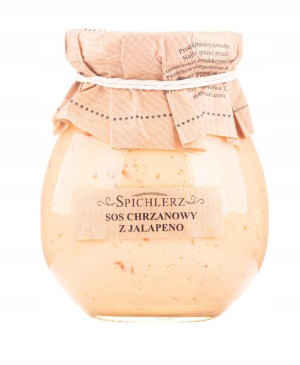 Sos chrzanowy z jalapeno naturalny ostry smak 240g