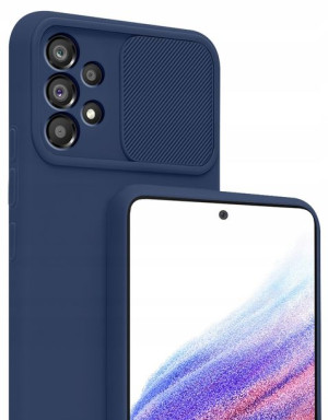 Etui SILICONE CamShield + Szkło do Samsung A53 5G