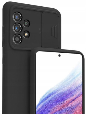 Etui SILICONE CamShield + Szkło do Samsung A53 5G