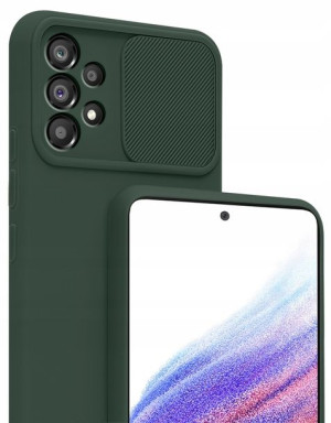 Etui SILICONE CamShield + Szkło do Samsung A53 5G