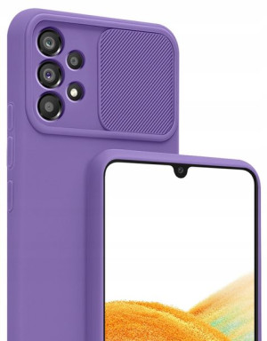 Etui SILICONE CamShield + Szkło do Samsung A33 5G
