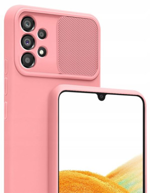 Etui SILICONE CamShield + Szkło do Samsung A33 5G