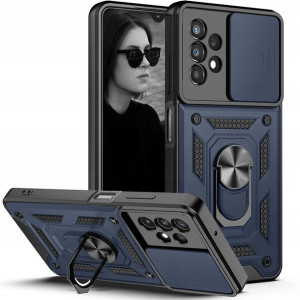 Etui PANCERNE SLIDE RING + Szkło do Samsung A13 4G