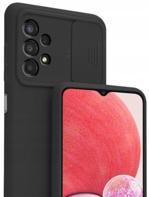 Etui SILICONE CamShield + Szkło do Samsung A13 4G