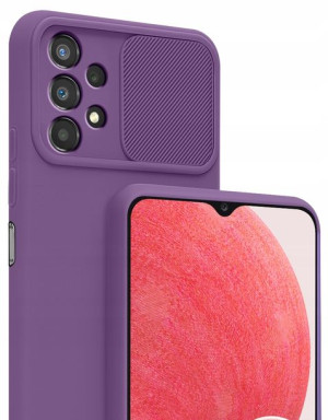 Etui SILICONE CamShield + Szkło do Samsung A13 4G