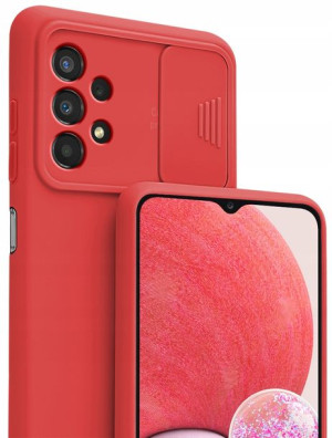 Etui SILICONE CamShield + Szkło do Samsung A13 4G