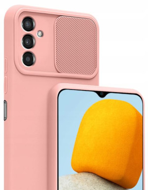 Etui SILICONE CamShield + Szkło 9H do Samsung M13