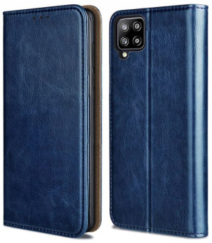ETUI SKÓRZANE CASE +SZKŁO 9H do Samsung Galaxy M12