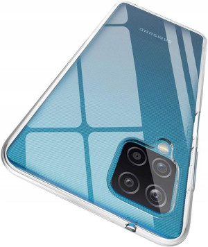 Etui Clear Case + Szkło do Samsung Galaxy A12 /M12