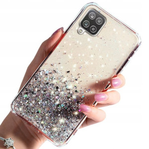 Etui do Samsung Galaxy A12 CASE BROKAT + SZKŁO 9H