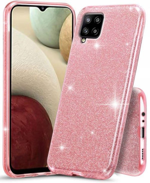 Etui do Samsung Galaxy A12 CASE BROKAT + SZKŁO 9H
