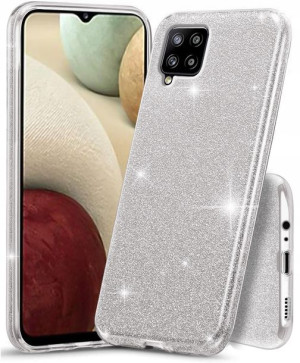 Etui do Samsung Galaxy A12 CASE BROKAT + SZKŁO 9H