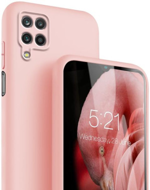 Etui do Samsung Galaxy A12 Case Silikon + Szkło 9H
