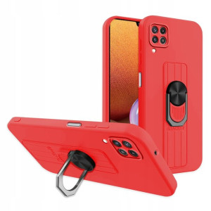 Etui Silicone Grip Szkło do Samsung Galaxy A12 M12