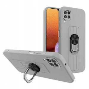 Etui Silicone Grip Szkło do Samsung Galaxy A12 M12