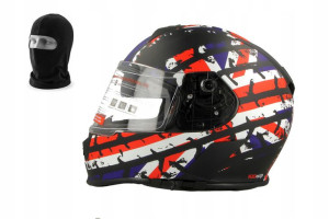 Kask Moto Pełny Vcan V126 + Kominiarka Rozmiar: M