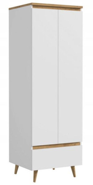 Szafa Ubraniowa Garderoba Norge 04 Biała Dąb 65cm