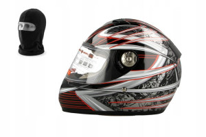 Kask Moto Pełny Vcan V105+kominiarka Rozmiar: Xs