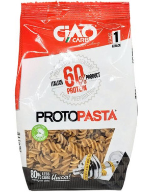 Makaron proteinowy 60% Świderki 200 g - Ciao Carb ProtoPasta