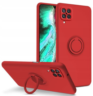 Etui Silicone Ring Szkło do Samsung Galaxy A12 M12