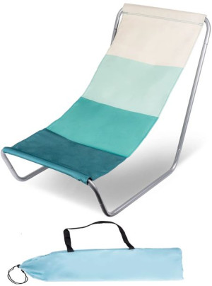 Leżak Plażowy Ogrodowy Składany Leżanka + Torba