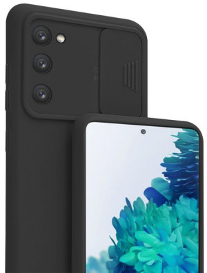 Etui SILICONE CamShield + Szkło do Samsung S20 FE