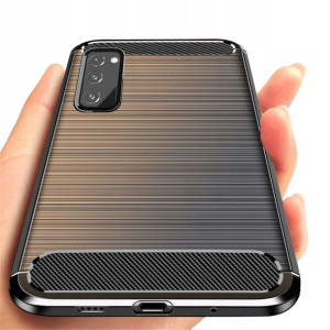 ETUI do Samsung Galaxy S20 FE KARBON CASE + SZKŁO
