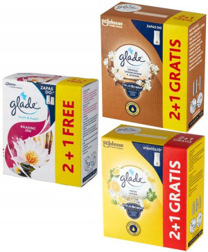 GLADE wkład odświeżacz 9x10ml Cytryna Zen Jaśmin