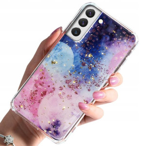 Etui Case Glamour + Szkło do Samsung Galaxy S21 FE
