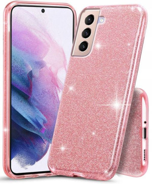 Etui do Samsung Galaxy S21 CASE BROKAT + SZKŁO 9H